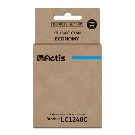 Actis KB-1240C Ink (replacement for Brother LC1240C/LC1220C- Standard- 19 ml- cyan)