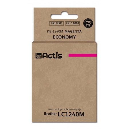 Actis KB-1240M Ink (replacement for Brother LC1240M/LC1220M- Standard- 19 ml- magenta)