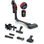 Bosch BCS1041PET vassoura elétrica & aspirador vertical Bateria Seco HEPA Sem bolsa 0,4 l 23,5 W Preto, Vermelho 4 Ah