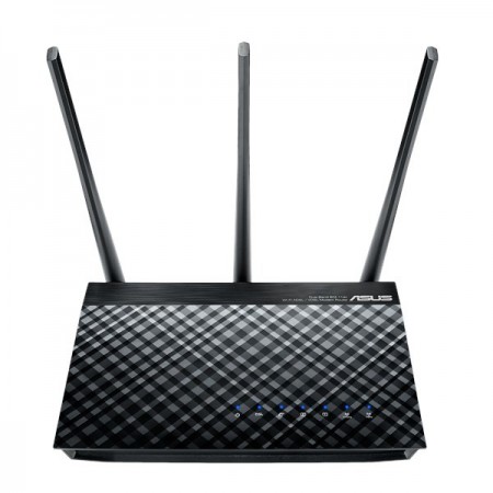 ASUS DSL-AC51 router sem fios Gigabit Ethernet Dual-band (2,4 GHz   5 GHz) Preto