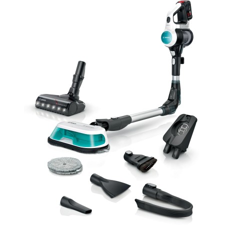 Bosch BCS71HYG4 vassoura elétrica & aspirador vertical Bateria Seco e molhado HEPA Sem bolsa 0,3 l 23,5 W Preto, Branco 3 Ah