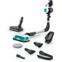 Bosch BCS71HYG4 vassoura elétrica & aspirador vertical Bateria Seco e molhado HEPA Sem bolsa 0,3 l 23,5 W Preto, Branco 3 Ah