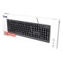 Trust 24639 tastiera Ufficio USB No Inglese US Nero