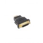 Lanberg AD-0014-BK cable gender changer HDMI DVI-D (F) (24 + 5) Black