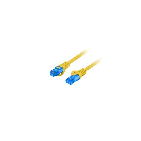 LANBERG PATCHCORD S/FTP CAT.6A 10M YELLOW LSZH