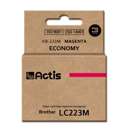 Actis KB-223Y ink (replacement for Brother LC223Y- Standard- 10 ml- yellow)