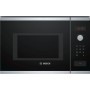 Bosch Serie 4 BFL553MS0 microondas Preto, Aço inoxidável Micro-ondas combinado Embutido 25 l 900 W