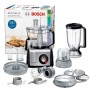 Bosch MC812M844 robô de cozinha 1250 W 3,9 l Preto, Aço inoxidável