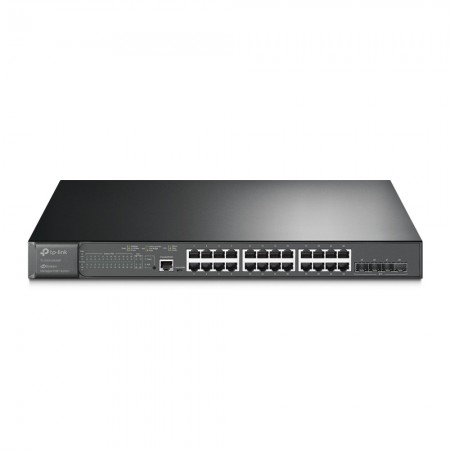 TP-Link JetStream TL-SG3428XMP switch de rede Gerido L2+ Gigabit Ethernet (10 100 1000) Power over Ethernet (PoE) 1U Preto