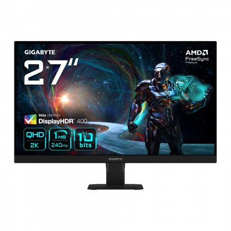 GIGABYTE GS27QXA LED display 68,6 cm (27") 2560 x 1440 pixels Quad HD Preto