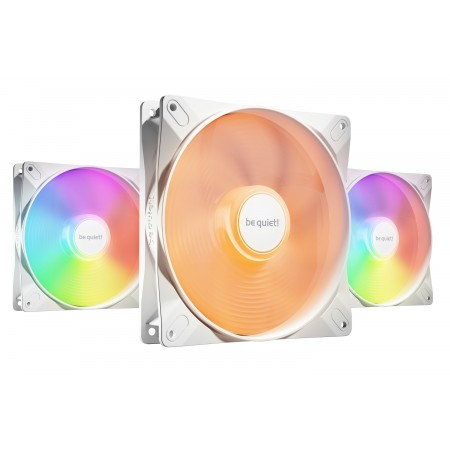 be quiet! LIGHT WINGS LX 140mm PWM 3-Pack White Caixa de computador Ventoinha 14 cm Branco 3 unidade(s)