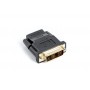 Lanberg AD-0013-BK cable gender changer HDMI DVI-D 18+1 Single Link Black