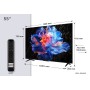 TCL V6C 55V6C TV 139,7 cm (55") 4K Ultra HD Smart TV Wi-Fi Metallico 270 cd m²