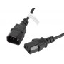 Lanberg CA-C13E-10CC-0018-BK power cable Black 1.8 m C13 coupler C14 coupler