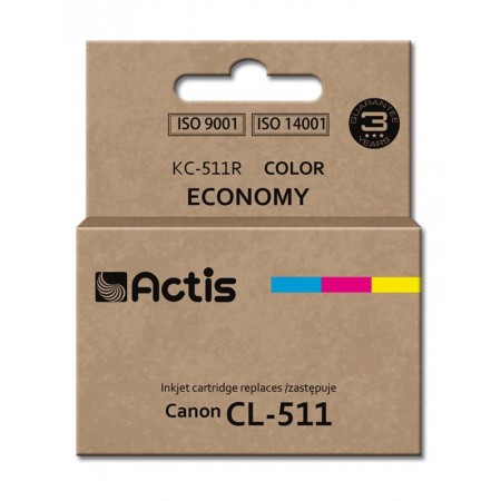 Actis KC-511R Ink (replacement for Canon CL-511- Standard- 12 ml- color: cyan, magenta, yellow)