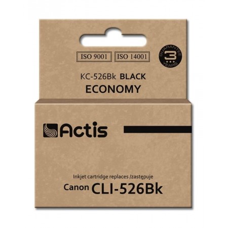 Actis KC-526Bk Ink (replacement for Canon CLI-526BK- Standard- 10 ml- black)