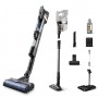 Philips XW9383 01 vassoura elétrica & aspirador vertical Bateria Seco e molhado Ciclónico Sem bolsa Preto, Cinzento
