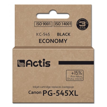 Actis KC-545 Ink (replacement for Canon PG-545XL- Supreme- 15 ml- 207 pages- black).