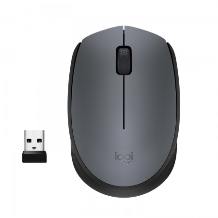 Logitech M170 Grey-K rato Escritório Ambidestro RF Wireless Ótico 1000 DPI