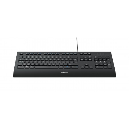 Logitech K280E Pro f  Business teclado Escritório USB QWERTY Estados Unidos (Internacional) Preto