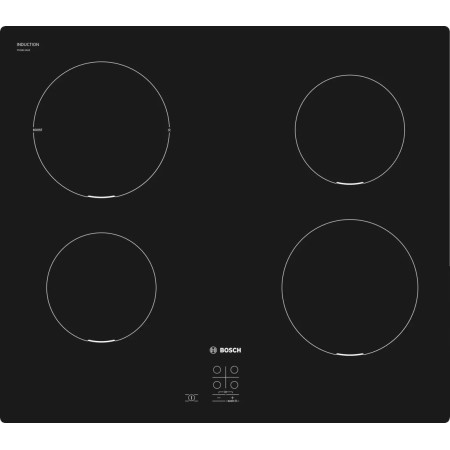 Bosch Serie 2 PUG611AA5E placa Preto Balcão 60 cm Placa com zona de indução 4 zona(s)