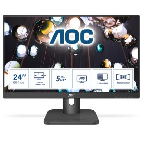 AOC E1 24E1Q computer monitor 60.5 cm (23.8") 1920 x 1080 pixels Full HD LED Black AOC E1 24E1Q monitor de ecrã 60,5 cm (23.8") 1920 x 1080 pixels Full HD LED Preto