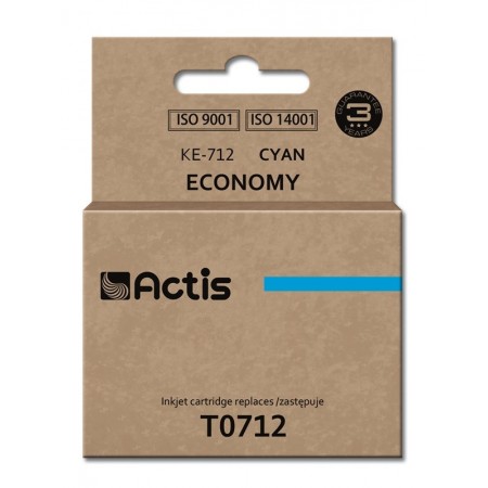 Actis KE-712 Ink (replacement for Epson T0712, T0892, T1002- Standard- 13.5 ml- cyan)