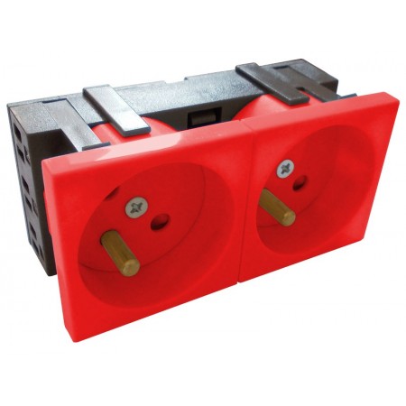 Alantec PZ02K socket-outlet Red