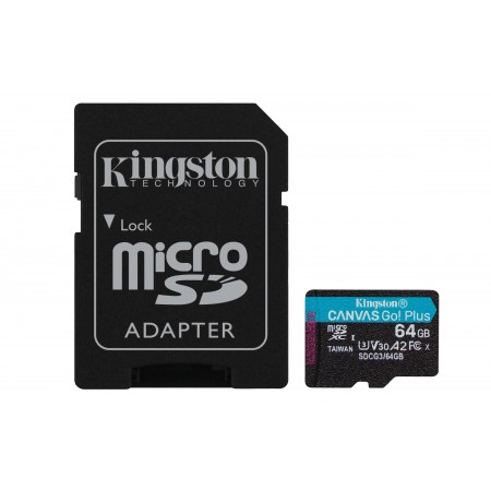 Kingston Technology Canvas Go! Plus 64 GB MicroSD UHS-I Classe 10