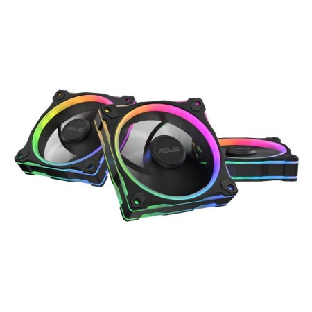 ASUS Prime MR120 Fan ARGB Reverse Black 3in1 Case per computer Ventilatore 12 cm Nero 3 pz