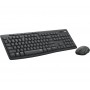 Logitech MK295 Silent Wireless Combo teclado Rato incluído Escritório USB QWERTY Estados Unidos (Internacional) Grafite