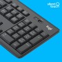 Logitech MK295 Silent Wireless Combo teclado Rato incluído Escritório USB QWERTY Estados Unidos (Internacional) Grafite