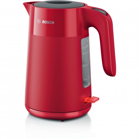 Bosch TWK2M164 chaleira elétrica 1,7 l 2400 W Preto, Cinzento, Vermelho