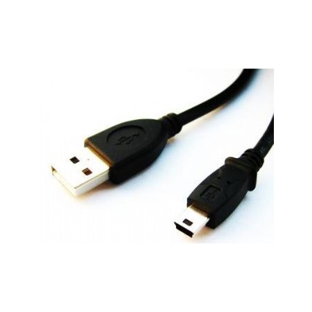 Gembird 1.8m USB 2.0 A/mini-USB M USB cable USB A Mini-USB B Black