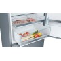 Bosch Serie 6 KGE49AICA frigorífico e congelador Independente 419 l C Aço inoxidável
