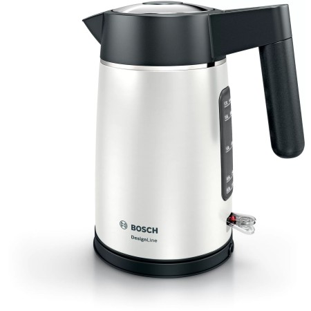 Bosch DesignLine chaleira elétrica 1,7 l 2400 W Preto, Prateado
