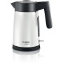 Bosch DesignLine chaleira elétrica 1,7 l 2400 W Preto, Prateado