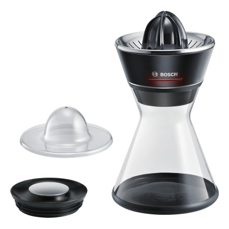 Bosch MCP72GPB spremiagrumi Plastica, Acciaio inox Nero, Trasparente