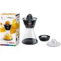 Bosch MCP72GPB spremiagrumi Plastica, Acciaio inox Nero, Trasparente