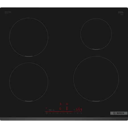 Bosch Serie 6 PIE631HB1E placa Preto Embutido 60 cm Placa com zona de indução 4 zona(s)