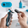 Braun Series 5 51-M1000s Máquina de barbear com lâminas que se adaptam ao contorno do rosto Preto, Azul