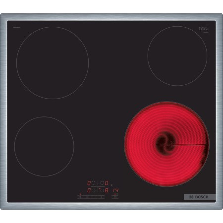 Bosch Serie 4 PKE645BB2E piano cottura Nero Da incasso 60 cm Ceramica 4 Fornello(i)