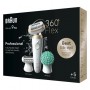 Braun Silk-épil 9 Flex 9-071 3D 40 pinças Dourado, Branco