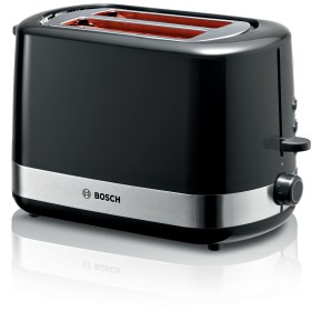 Bosch TAT6A513 toaster 2 slice(s) 800 W Black, Stainless steel Bosch TAT6A513 torradeira 2 fatia(s) 800 W Preto, Aço inoxidável