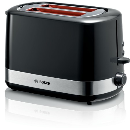 Bosch TAT6A513 torradeira 2 fatia(s) 800 W Preto, Aço inoxidável