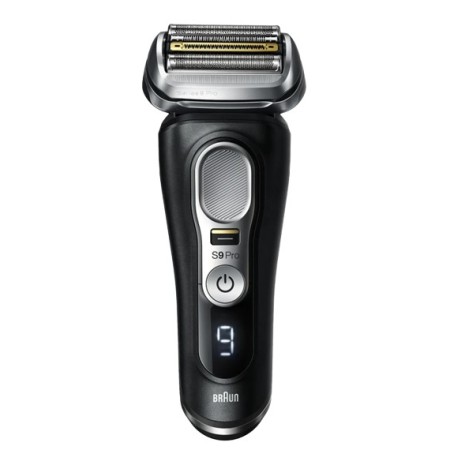 Braun Series 9 9460cc Máquina de barbear com lâminas que se adaptam ao contorno do rosto Preto