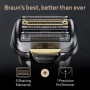 Braun Series 9 Pro+ 9565cc Wet & Dry Rasoio Trimmer Metallico