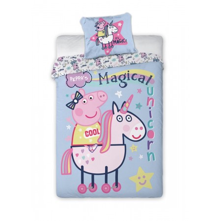 Baby Peppa Pig 022 youth bedding 160x200cm + pillow 70x80cm