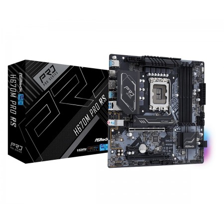 Asrock H670M Pro RS Intel H670 LGA 1700 micro ATX