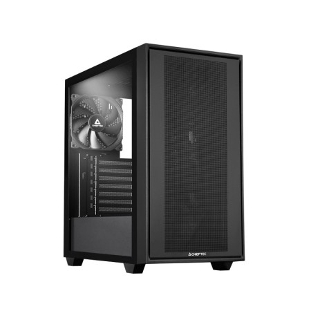 Chieftec Midi Tower GS-03B-BLK-OP, Schwarz Preto